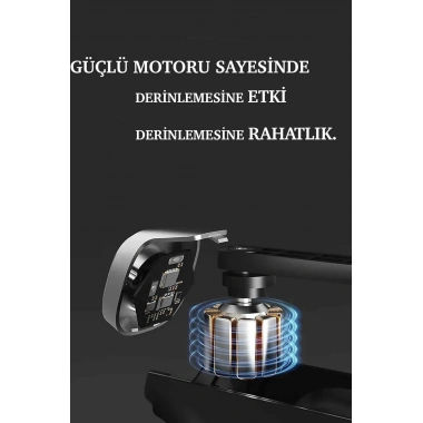 Mini Profesyonel Şarjlı Masaj Aleti 4 Başlıklı KH-800 (5468)