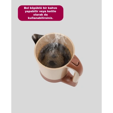 Mini Türk Kahvesi Makinesi Kettle Fonksiyonlu
