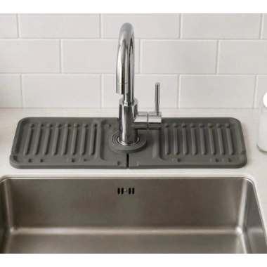 Mutfak Banyo Lavabo Kenarı Silikon Mat Gri (5468)