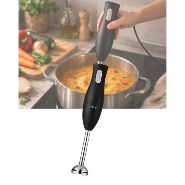 Mutfak El Blenderı Paslanmaz Çelik Uçlu Ergonomik Tasarım