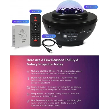 Müzikli, Bluetooth Bağlantılı, Işık Küresi (5468)