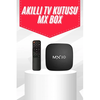 Mx Box Android Tv Media Sound 4K Ultra HD Görüntü Kaliteli