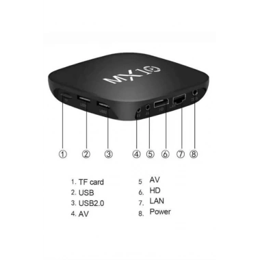 Mx Box Android Tv Media Sound 4K Ultra HD Görüntü Kaliteli