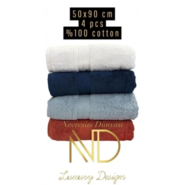 Nevresim Dünyası 50x100 4lü Havlu Prime 2
