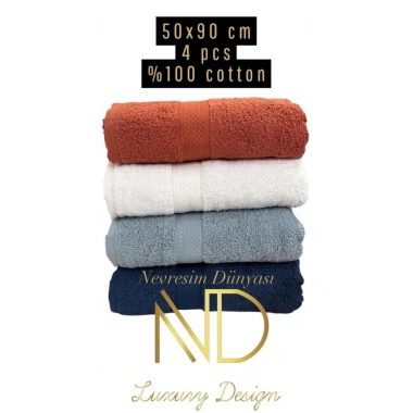 Nevresim Dünyası 50x100 4lü Havlu Prime 3
