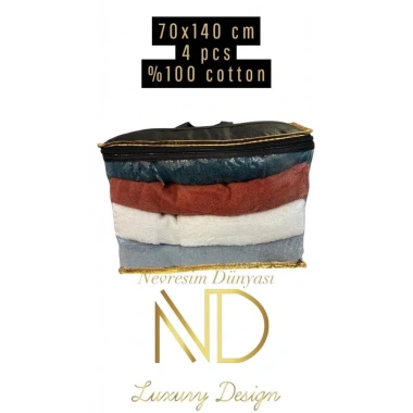Nevresim Dünyası 70x140 4lü Havlu Prime 3