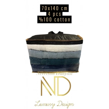 Nevresim Dünyası 70x140 4lü Havlu Prime 4