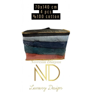 Nevresim Dünyası 70x140 4lü Havlu Prime 5