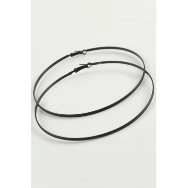 Noktalı Metal Halka Küpe 8-9-10 cm