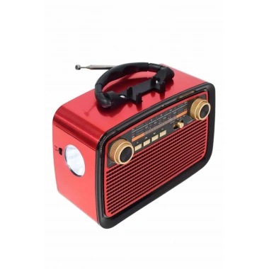 Nostaljik Radyo Bluetooth Bağlantılı Müzik Kutusu Ahşap