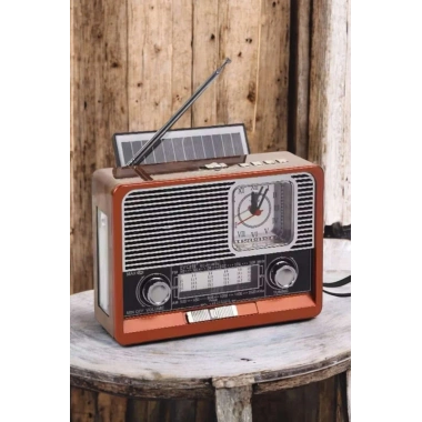 Nostaljik Radyo USB,AUX Ve SD Kart Girişli Bluetooth Bağlantılı