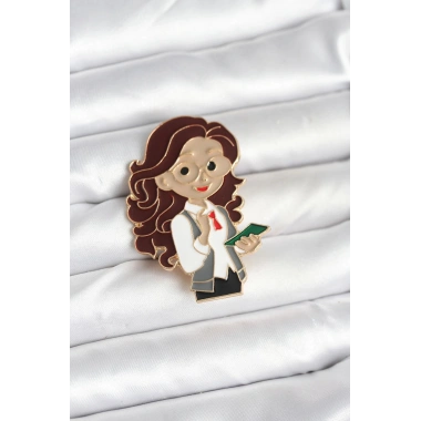 Öğretmen Figür Broş