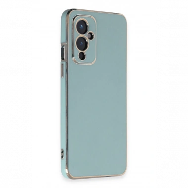One Plus 9 Kılıf Volet Silikon - Açık Yeşil