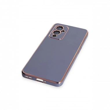 One Plus 9 Kılıf Volet Silikon - Mavi