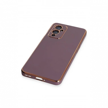 One Plus 9 Kılıf Volet Silikon - Mor