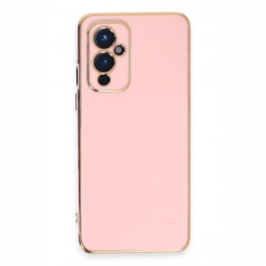 One Plus 9 Kılıf Volet Silikon - Pembe