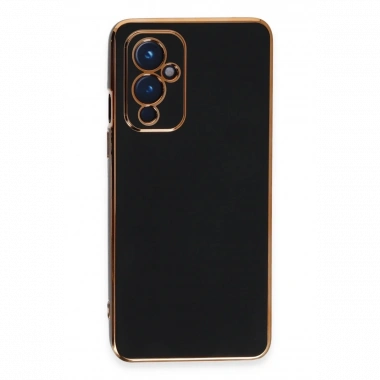 One Plus 9 Kılıf Volet Silikon - Siyah