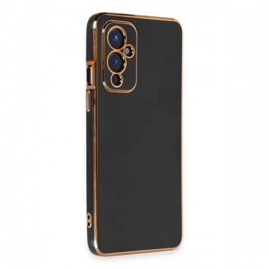 One Plus 9 Kılıf Volet Silikon - Siyah