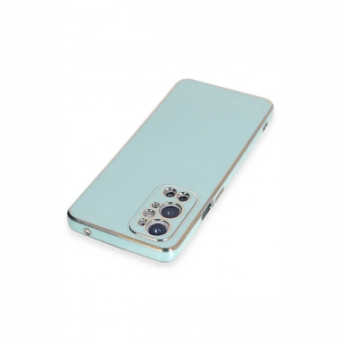 One Plus 9 Pro Kılıf Volet Silikon - Açık Yeşil