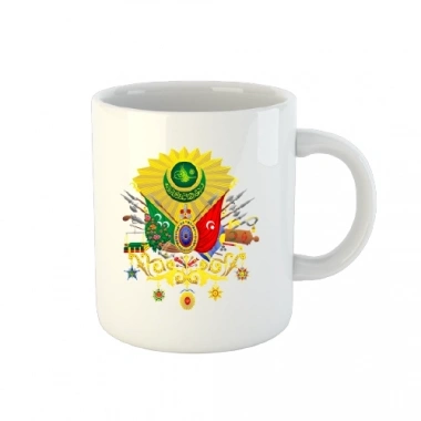 Osmanlı Armalı Kupa Bardak