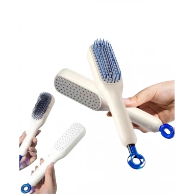 Otomatik Temizlenen Ergonomik Saç Tarağı – Masaj Başlıklı