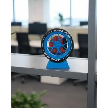 Otomobil Jant Görünümlü Masa Üstü Ofis Süsü