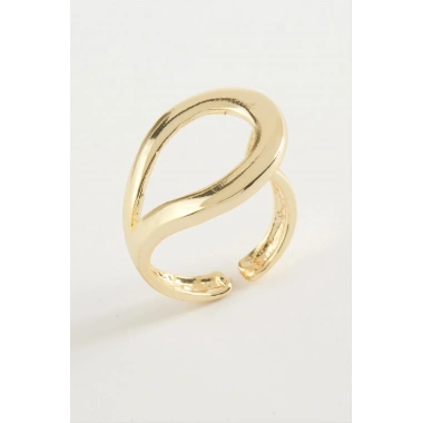 Oval Metal Yüzük