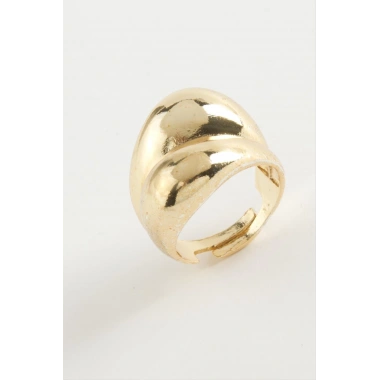 Oval Metal Yüzük