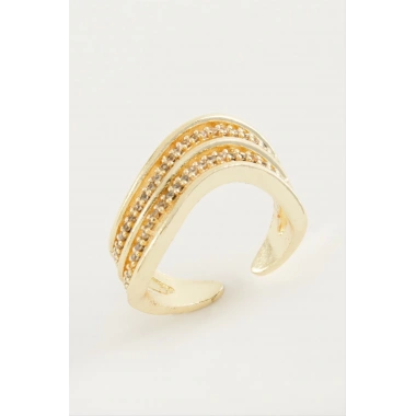 Oval Zirkon Taşlı Yüzük