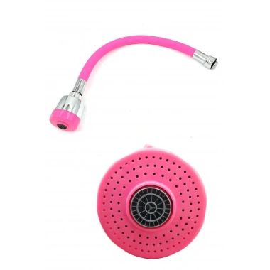 Oynar Başlıklı Tasarruflu Kubar Musluk Borusu ve Başlığı Pembe (5468)