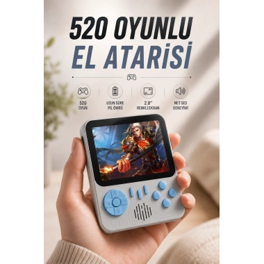 Oyun Konsolu Retro Oyun Konsolu Tvye Bağlanabilir Taşınabilir
