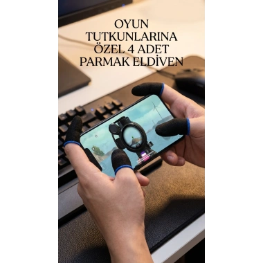 Oyuncu Eldiveni Ergonomik Hassasiyet Dayanıklı Tasarım Kontrol Rahatlığı