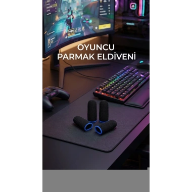 Oyuncu Parmaklık Eldiven Hassas Kontrol Konforlu