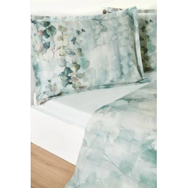 Özdilek Çift Kişilik Ranforce Nevresim Takımı Nature Drip Yeşil