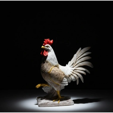 Özel Tasarım Polyester Horoz Figürü