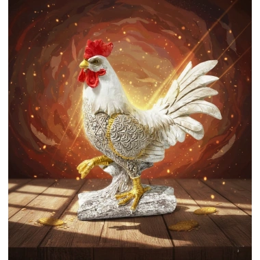 Özel Tasarım Polyester Horoz Figürü
