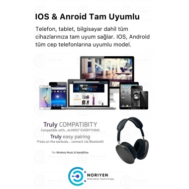P9 Air Max Gaming Premium Mikrofonlu Kablosuz Ios Android Uyumlu 5.0 Bluetooth TWS Oyuncu Kulaklık