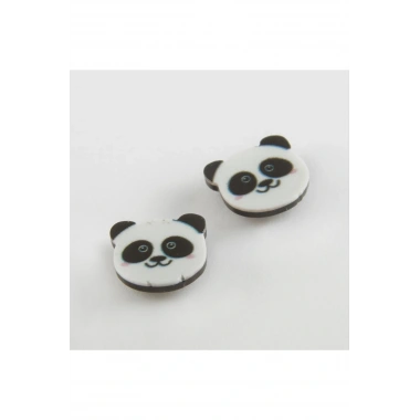 Panda Mıknatıslı Plastik Çocuk Küpesi