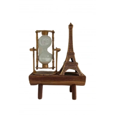 Paris Eyfel Kulesi Hediyelik Eyfel Retro Kum Saati Dekoratif Eşya
