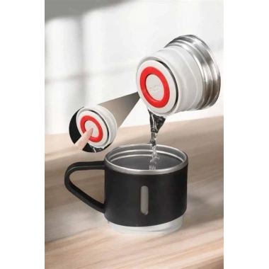 Paslanmaz Çelik 3’lü Termos Seti Vakumlu ve 8 Saat Isı Koruma