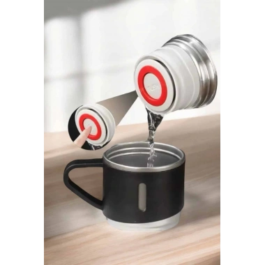 Paslanmaz Çelik 3’lü Termos Seti Vakumlu ve 8 Saat Isı Koruma