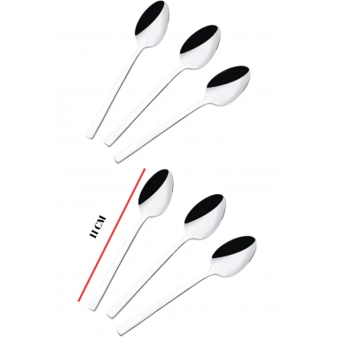 Paslanmaz Çelik 6’lı Çay Kaşığı Seti