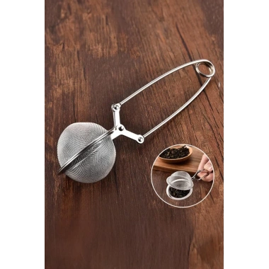 Paslanmaz Çelik Bitki Çayı Süzgeci 6,5 cm Demlik Poşet Çay Filtre Aparatı