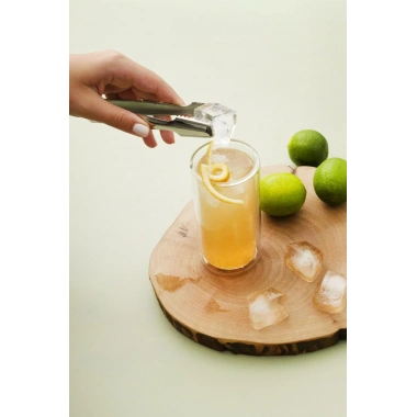 Paslanmaz Çelik Buz Maşası 15 cm İçecek Kokteyl Bar Servis Maşası