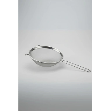 Paslanmaz Çelik Saplı Derin Süzgeç 25 cm Metalik Gri