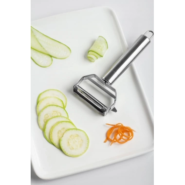 Paslanmaz Çelik Sebze Meyve Julyen Soyucu & Doğrayıcı 17 Cm