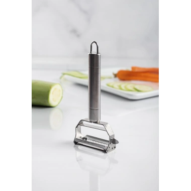 Paslanmaz Çelik Sebze Meyve Julyen Soyucu & Doğrayıcı 17 Cm
