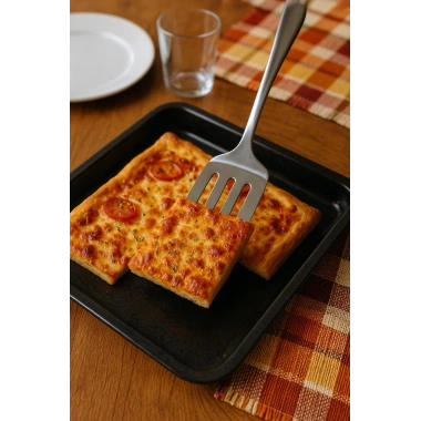 Paslanmaz Çelik Servis Spatula 26 cm Yemek ve Tatlı Sunum Spatulası