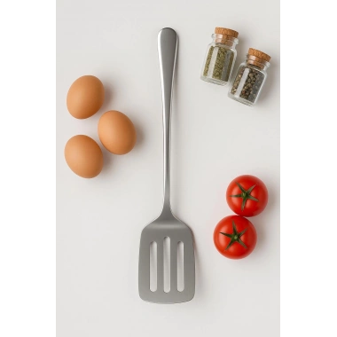 Paslanmaz Çelik Servis Spatula 26 cm Yemek ve Tatlı Sunum Spatulası