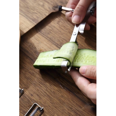 Paslanmaz Çelik Yan Soyacak 16 cm Renkli Sebze ve Meyve Soyacağı